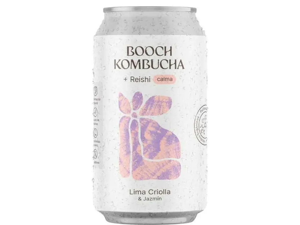 Kombucha + Reishi Lima Criolla y Jazmin 354cc