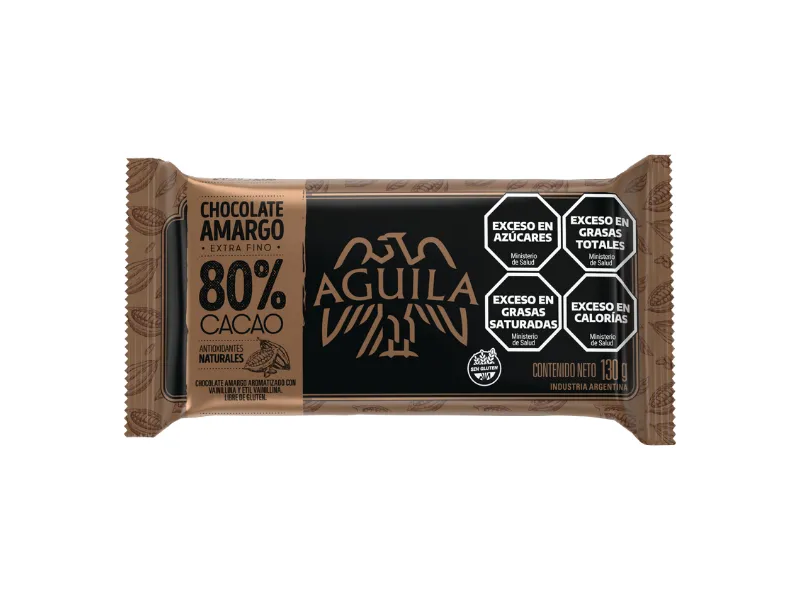 Chocolate Aguila 80% Cacao 130g