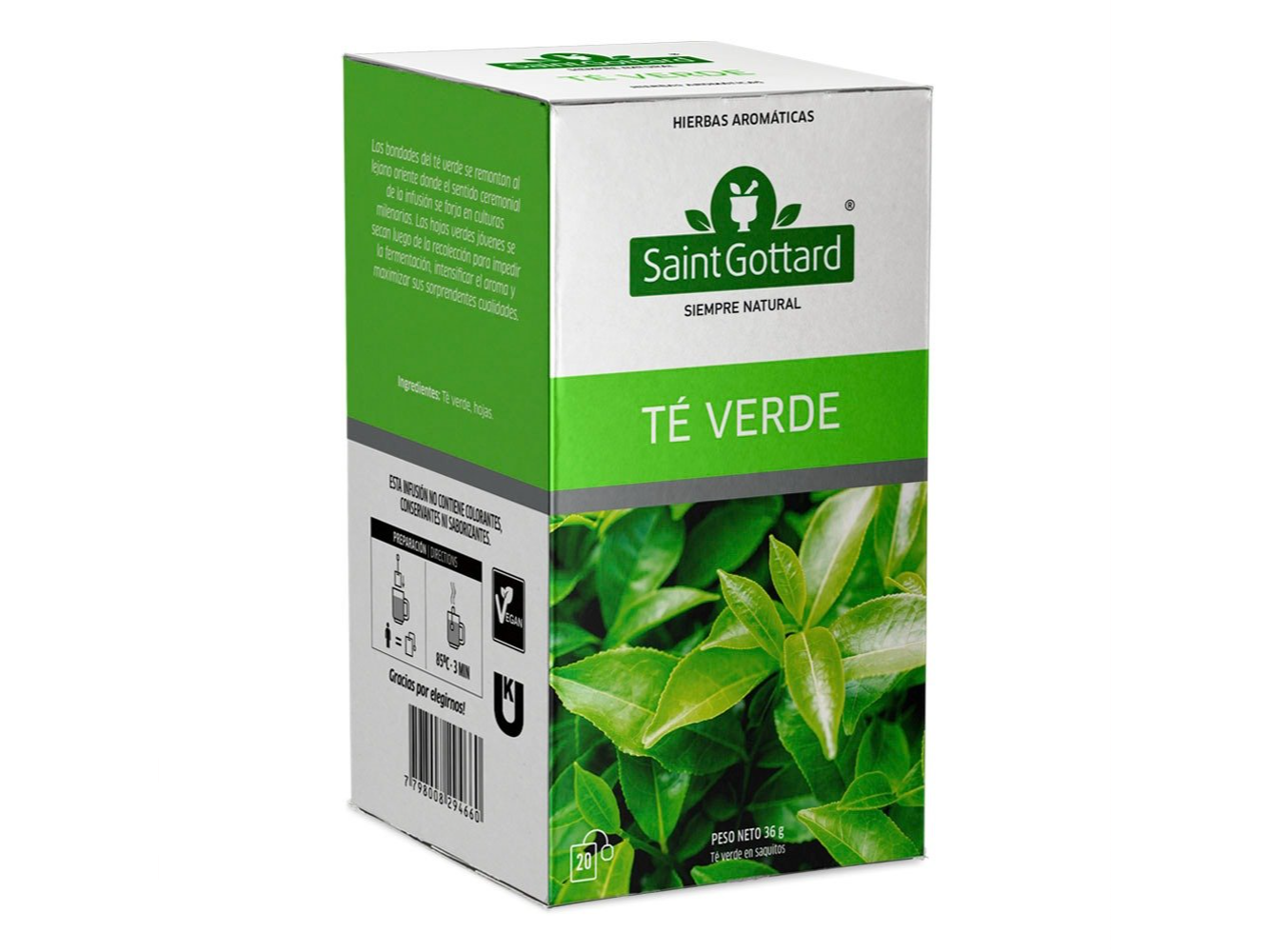 Té Verde Saint Gottard x20