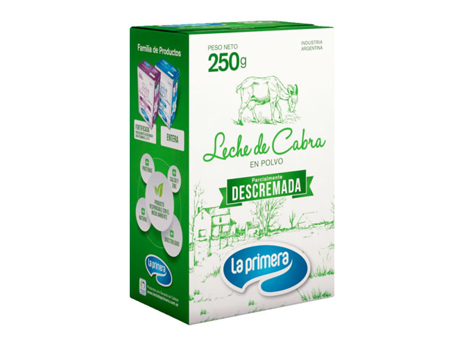 Leche de Cabra en Polvo Descremada 250gr La Primera