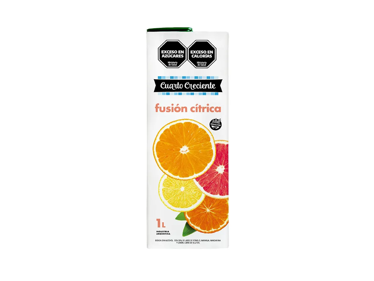 Jugo de Fusión Citrica 1Lt Cuarto Creciente