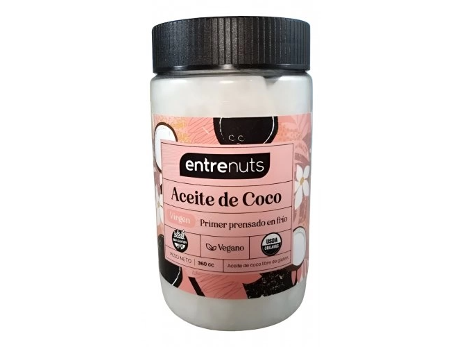 Aceite de Coco Virgen Entrenuts 360ml