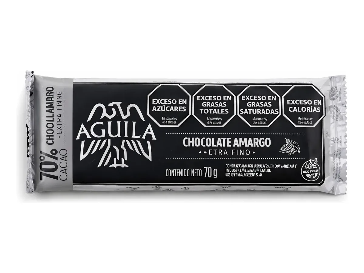 Chocolate Aguila 70% Cacao 70g