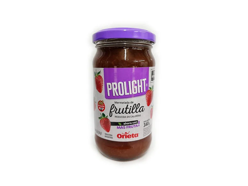 Mermelada de Frutilla sin azúcar Prolight 340g