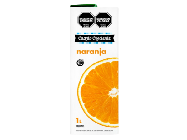 Jugo de Naranja 1Lt Cuarto Creciente