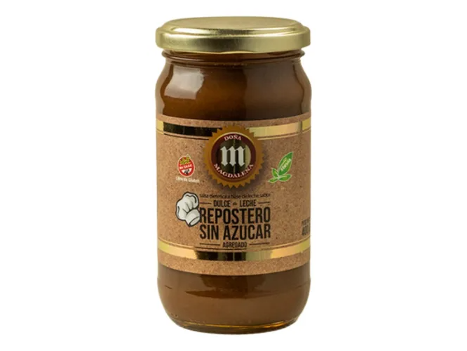 Dulce de leche repostero sin azúcar Doña Magdalena 400g