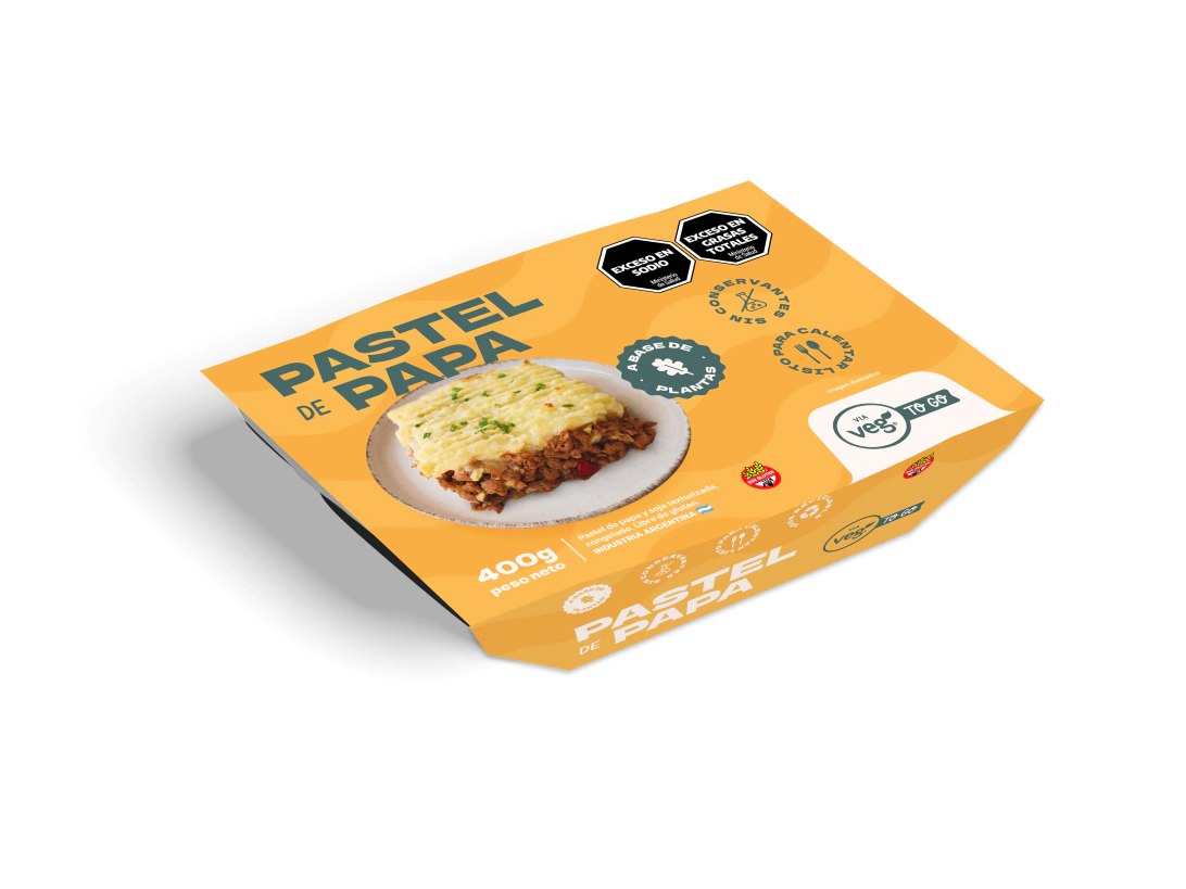Pastel de Papa Sin gluten Sin lactosa 400g ViaVeg
