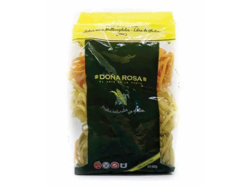 Fideos SIN GLUTEN Nido Multivegetal 400gr Doña Rosa