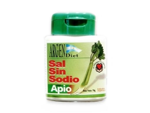 Sal Sin Sodio Apio 70gr ArgenDiet