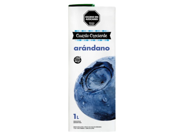 Jugo de Arandanos 1Lt Cuarto Creciente