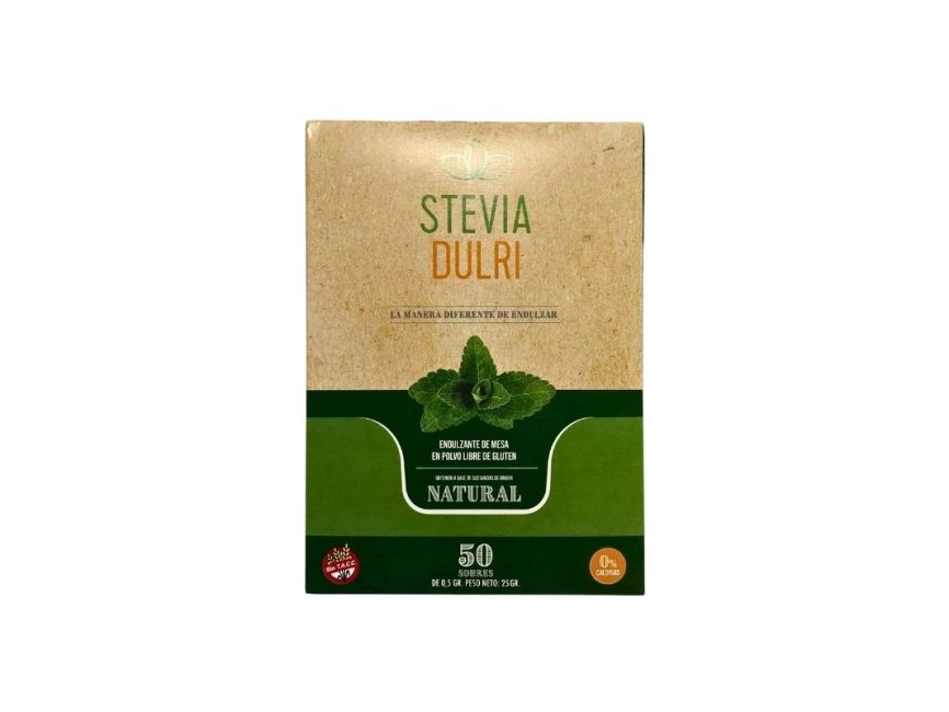 Stevia en polvo Dulri 50 sobres