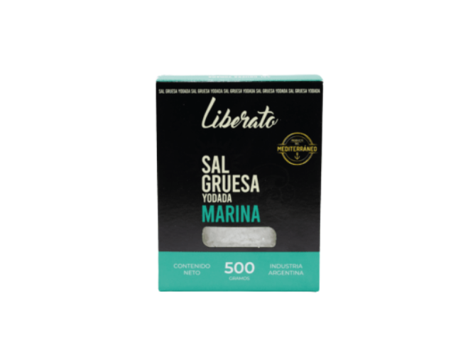Sal Marina Gruesa Yodada 500gr Liberato