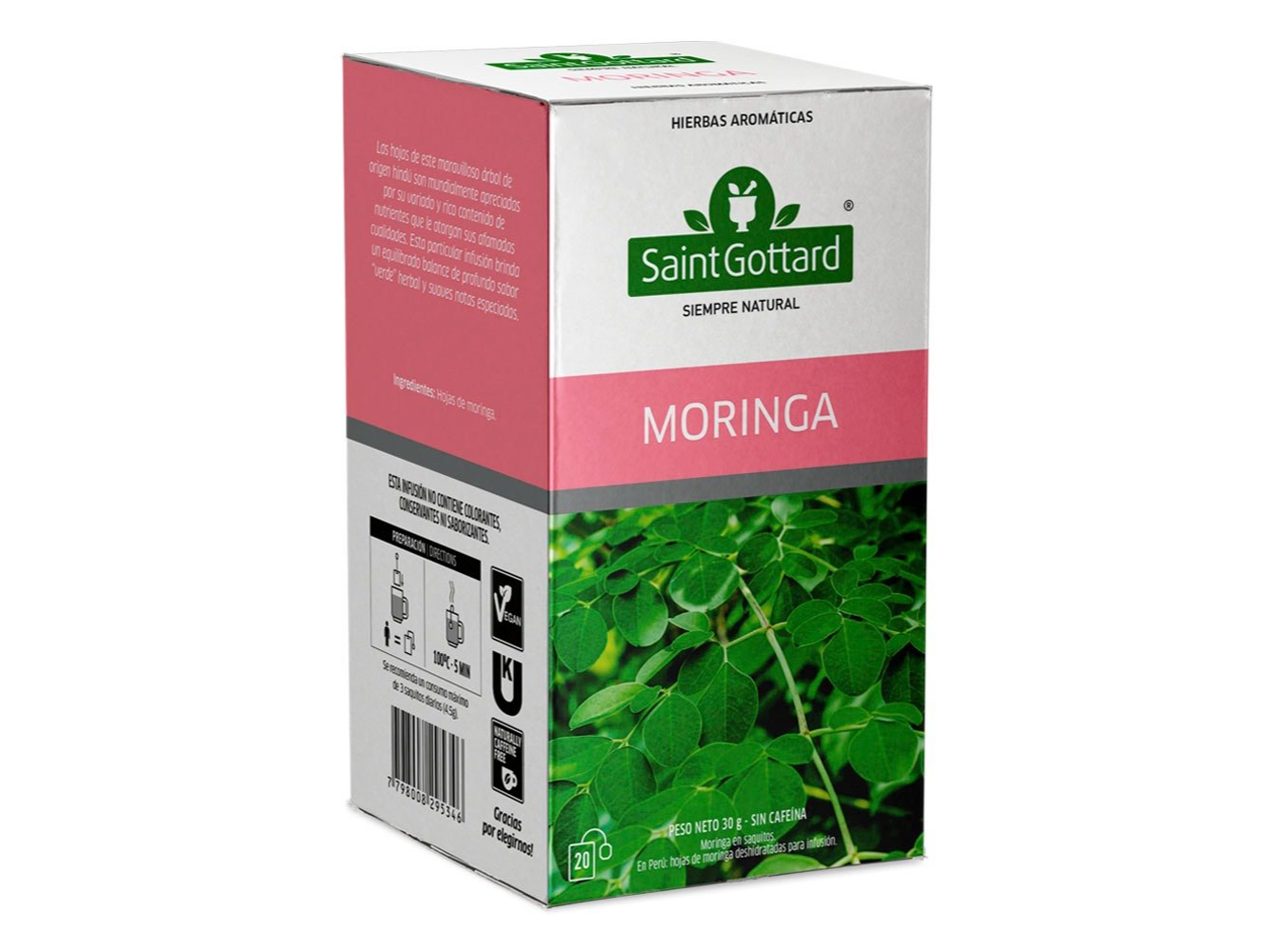 Té Moringa Saint Gottard x20
