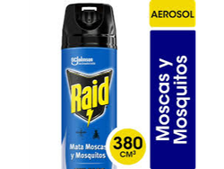 MATA MOSCAS Y MOSQUITOS AEROSOL RAID 380 cm