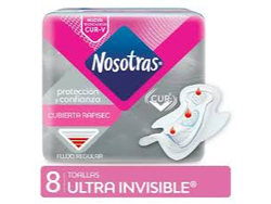 TOALLAS FEMENINAS NOSOTRAS 8 un