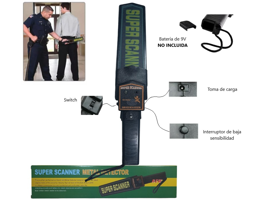 DETECTOR SCANNER DE METAL