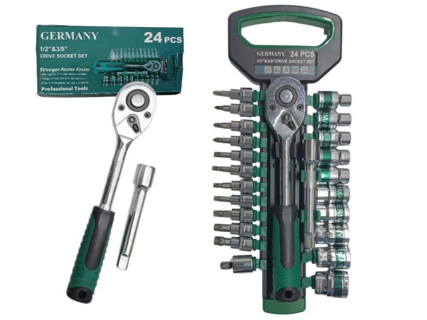 SET DE LLAVE TUBO 24PCS