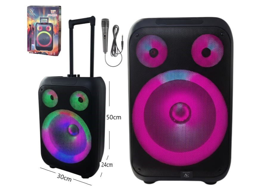 PARLANTE 12PLG C/MICROFONO