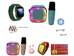 COMBO 3 EN 1 PARLANTE+AURIC+RELOJ