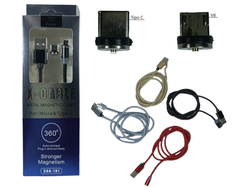 CABLE MAGNETICO 2 EN 1 TIPO C Y V8