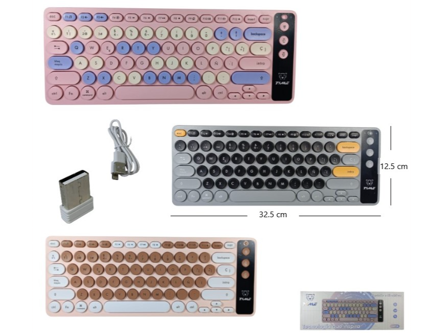 TECLADO INALAMBRICO TIME