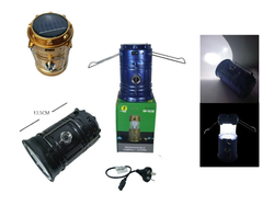 LINTERNA CAMPING FAROL SOLAR RECARGABLE