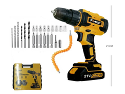 TALADRO INALAMBRICO 2BAT. 21V