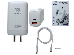 CARGADOR CON CABLE PD45W+ QC20W