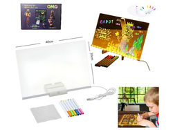 PIZARRA LED 40x30 7 COLORES