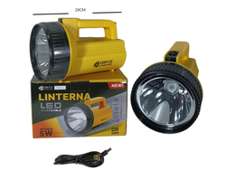 LINTERNA RECARGABLE LED BUSCA HUELLAS
