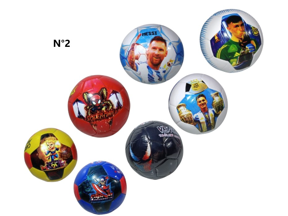 PELOTA N°2 PERSONAJES MARVEL