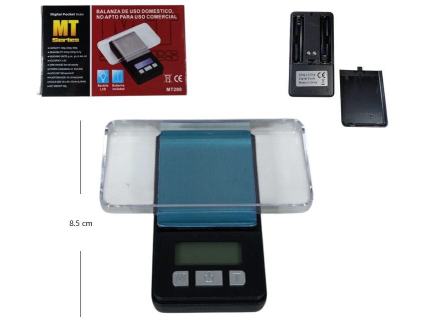 BALANZA GRAMERA MINI 0,01G-200G