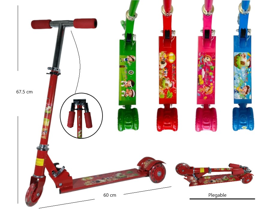 MONOPATIN C/LUZ DE METAL