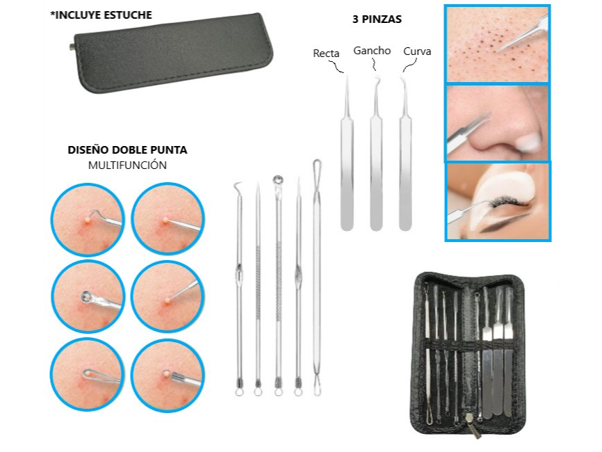 SET REMOVEDOR DE PUNTOS NEGROS