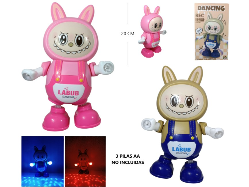 JUGUETE LABUBU BAILARIN/CANTA