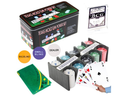 JUEGO SET DE POKER TEXAS HOLD´EM