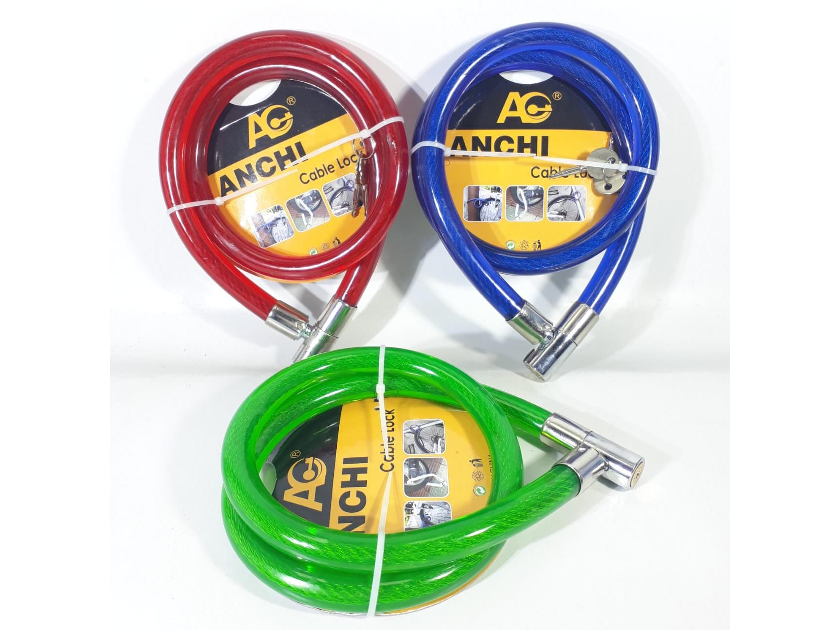 LINGA PARA BICI PUNTA METAL 1M 440GR