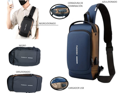 MORRAL BANDOLERA CON CLAVE