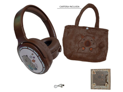 AURICULAR CAPYBARA VINCHA BT/MP3 + CARTERA