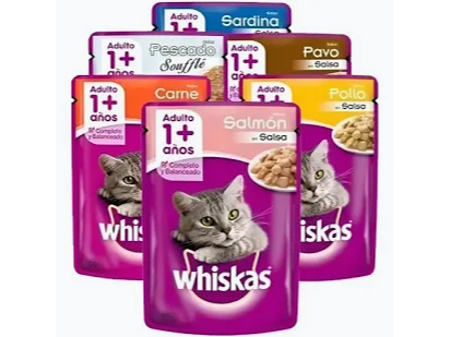 POUCH WHISKAS GATO 85gr