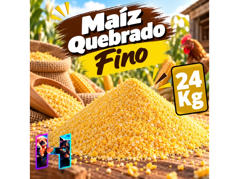 Maiz Quebrado Fino x24 Kg.