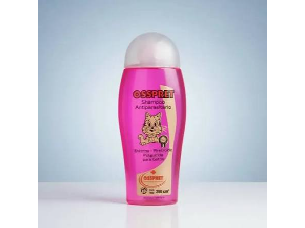 Shampoo Osspret Antiparasitario Gato 250cc