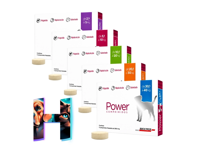 Power Comprimidos Anti Pulgas (Perros y Gatos)