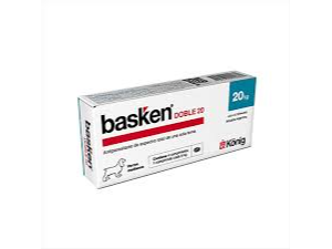 BASKEN PERRO HASTA 20KG ANTIPARASITARIO INTERNO COMPRIMIDO