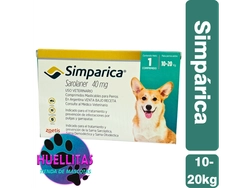 SIMPARICA COMPRIMIDO 10 A 20KG