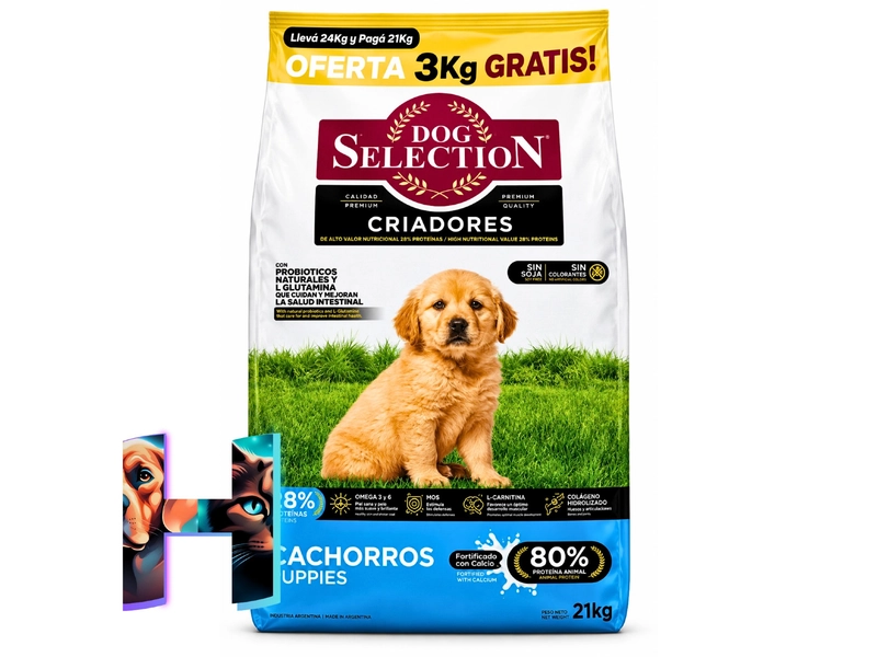 Dog selection Criadores Cachorro × 21 Kg