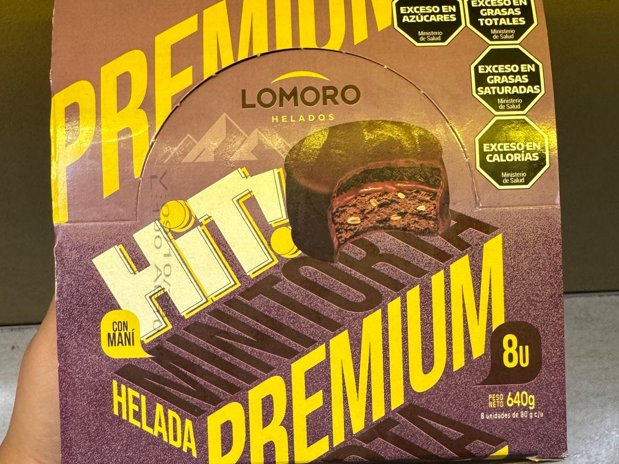 Nuevo alfajor Minitorta con mani x 8und. de Helados Buccellato