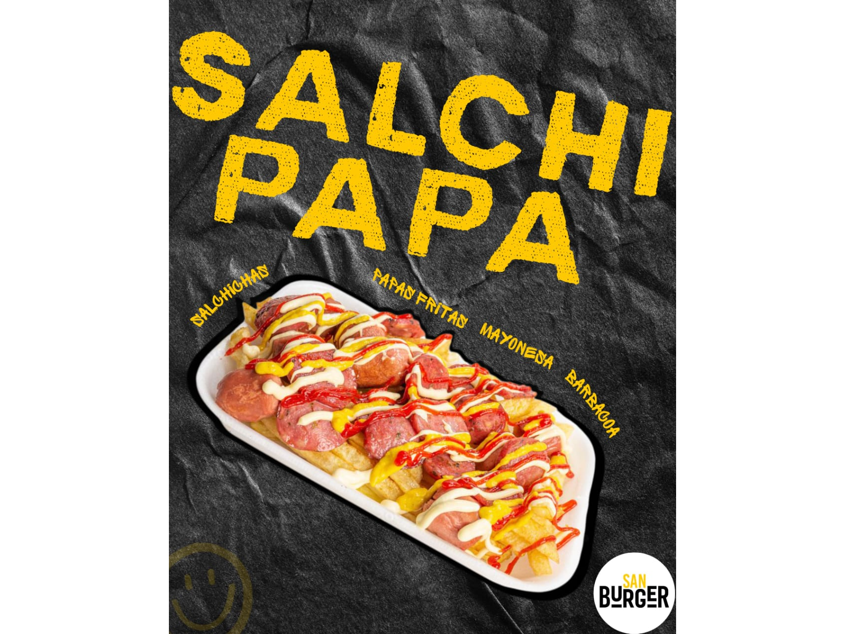 SALCHIPAPA CON ADEREZOS