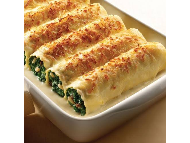 CANELONES DE POLLO