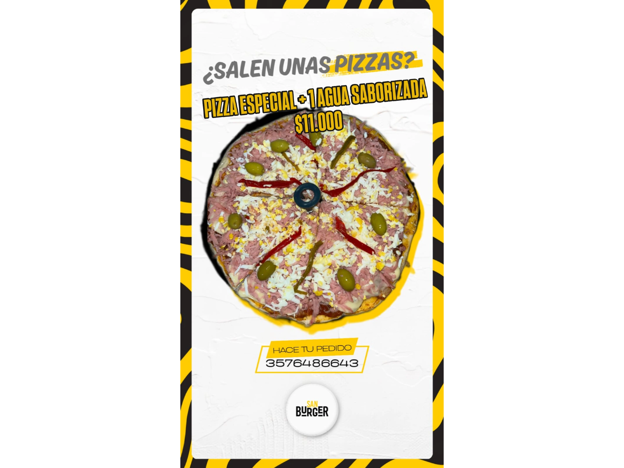 1 PIZZA ESPECIAL+ 2 CORONAS CHICAS